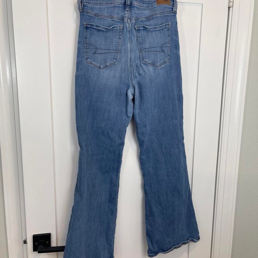 American Eagle Next Level Stretch High Rise Flare Jeans - Picture 6 of 8